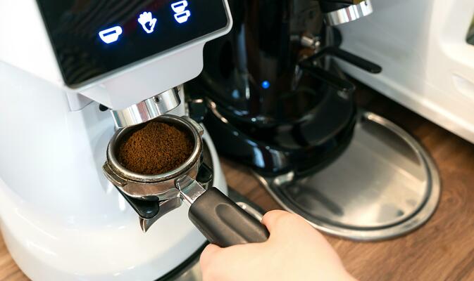 Hot Coffee in Moka Pot on Electric Stove ,vintage Coffee Maker on Wooden  Table at Home, Selective Focus Stock Image - Image of drink, brown:  239947361