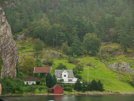 Embarcacion crucero en Noruega foto