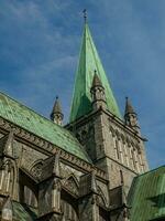 the city of Trondheim in norway photo