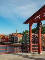 the city of Trondheim in norway photo