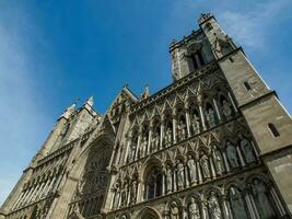 the city of Trondheim in norway photo