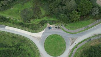 Rhythms of the Roundabout Aerial Hyperlapse Perspective video