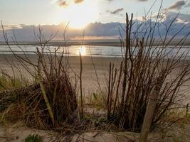 the island of Spiekeroog in germany photo