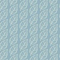 Vector Seamless Pattern With Leaves