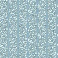 Vector Seamless Pattern With Leaves