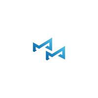 logo initial leter m icon vector