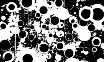 Grunge detailed black abstract texture. Vector