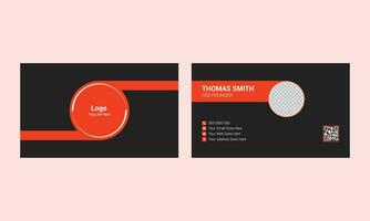 Creative and modern business card design vector