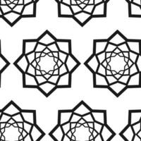 Seamless pattern of styled lotus flower ornament. Design concept for backdrop, wrapping or wallpaper vector