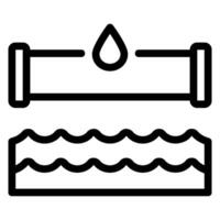 water filter line icon vector