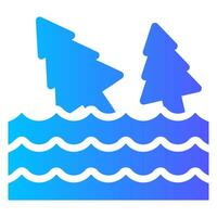 flood gradient icon vector