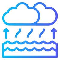 condensation gradient icon vector