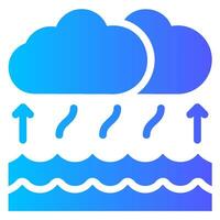condensación degradado icono vector