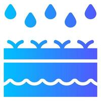infiltration gradient icon vector