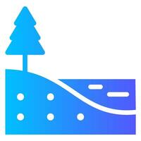 oasis gradient icon vector