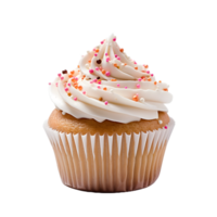 cupcake no background AI GEnerative png