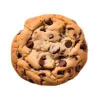 kaka med choco chip Nej bakgrund ai generativ png