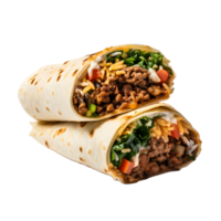 burito não fundo ai generativo png