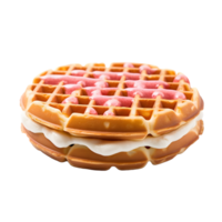 Waffel Nein Hintergrund ai generativ png