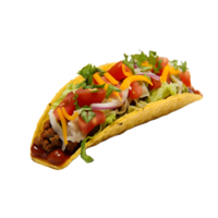 taco, traditional mexican food AI GEnerative png