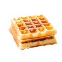 waffle no background AI GEnerative png