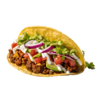 tacos, tradicional mexicano comida ai generativo png