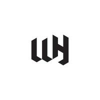 WY geometric and futuristic concept high quality logo design vector