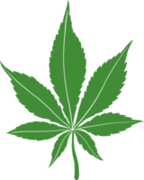 semplicità disegno a mano libera foglia di cannabis. png