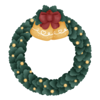 süßer weihnachtskranz png