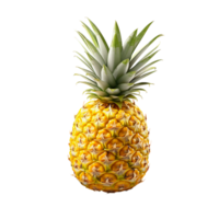 ai genererad ananas på transparent bakgrund png bild