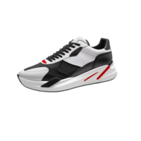 AI Generative  3d sneaker shoes isolated on transparent background PNG image