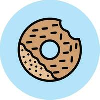 Donut Vector Icon Design Illustration