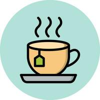 té taza vector icono diseño ilustración