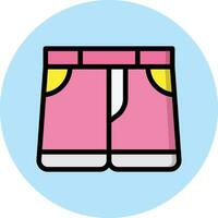 Shorts Vector Icon Design Illustration