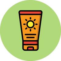 Suncream Vector Icon Design Illustration