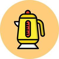 Electric Kettle Vector Icon Design Illustration