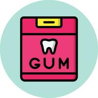 Chewing Gum Vector Icon Design Illustration