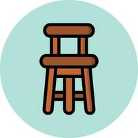 Bar Stool Vector Icon Design Illustration