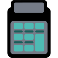 Calculator or cash register icon png