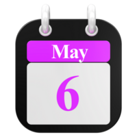 icon calendar 3D Rendering png