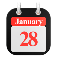 icon calendar 3D Rendering png