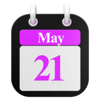 Symbol Kalender 3d Rendern png