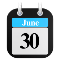 icon calendar 3D Rendering png