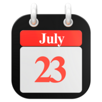 icoon kalender 3d renderen png