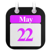 Symbol Kalender 3d Rendern png