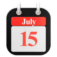 icon calendar 3D Rendering png