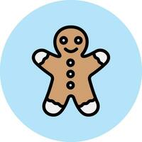 Gingerbread man Vector Icon Design Illustration