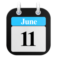 icon calendar 3D Rendering png