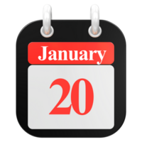 Symbol Kalender 3d Rendern png