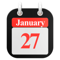 icon calendar 3D Rendering png